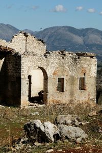 Old ruins against sky