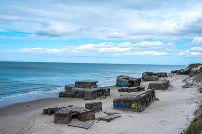 Ww2 coastal battery løkken-north, denmark