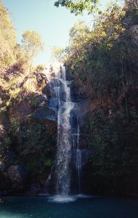 Waterfall in forest