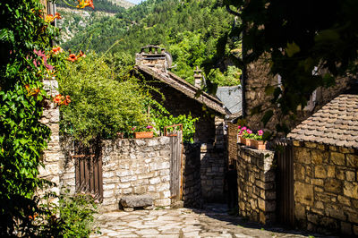 Saint enimie in lozere in france