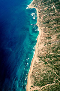 Aerial view of sea