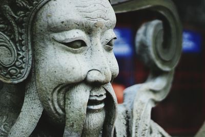 Close-up of buddha statue