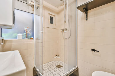 Interior of bathroom