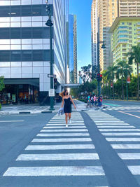 People walking on street