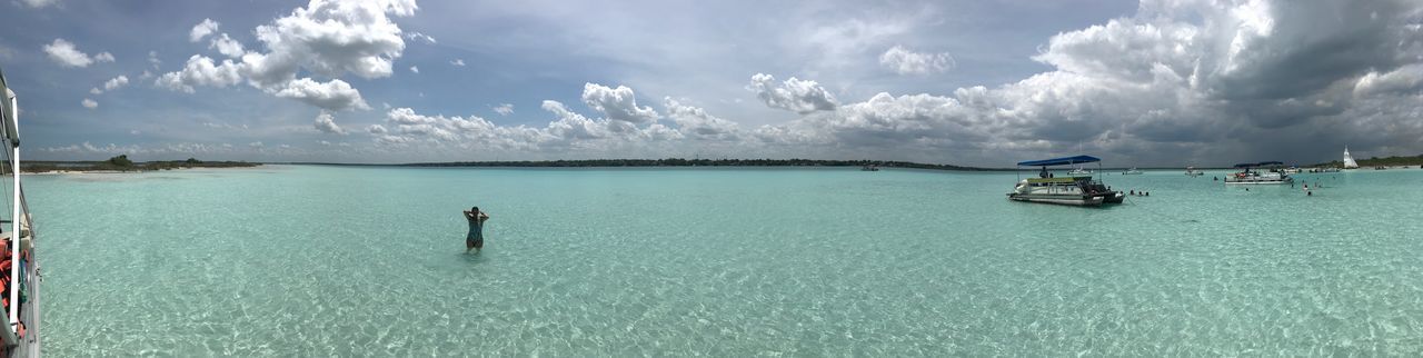 IDYLLIC VIEW OF SEA AGAINST SKY