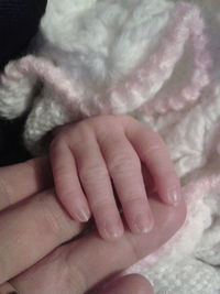 Close-up of hands