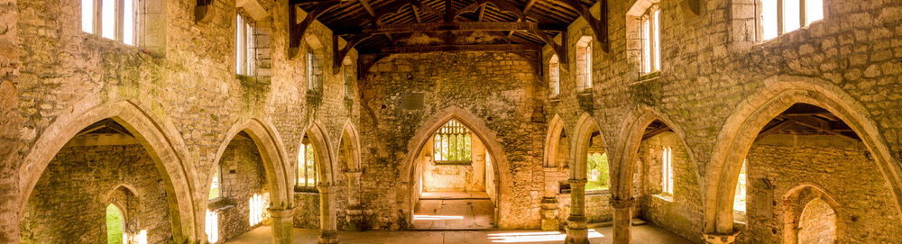 Interior of historic building