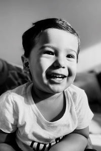 Portrait of smiling boy