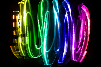 Close-up of over black background