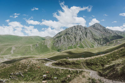 Scenic view of landscape against sky