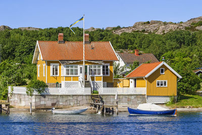 Idyllic old archipelago cottage on the swedish west coast