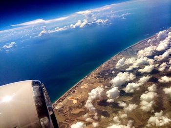 Aerial view of landscape
