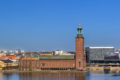 Stockholm city hall is the building of the municipal council for the city of stockholm in sweden.