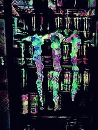 Row of lamp post in row