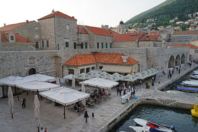 Exterior architecture and decoration at dubrovnik, croatia