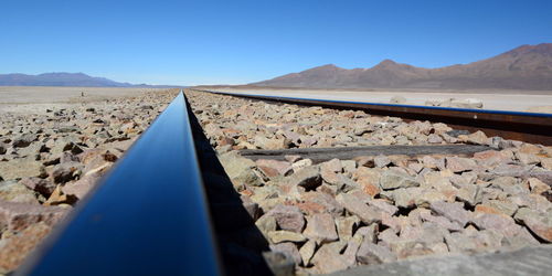 Scenic view of landscape against clear sky