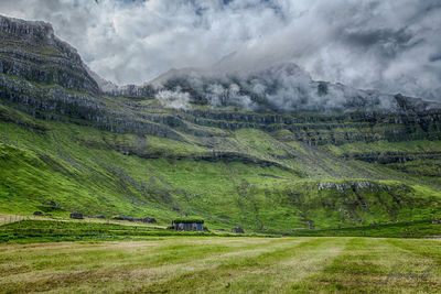 Scenic view of landscape against sky