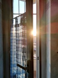 Sunlight streaming through window