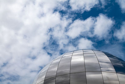 Low angle view of building against sky