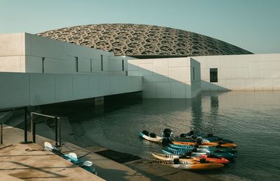 High angle view of building
