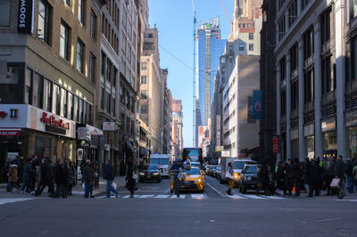 View of city street