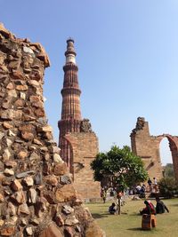 Low angle view of a temple