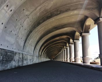 Empty corridor of building