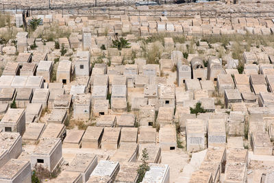 Graves in mount of olives jewish cemetery. jerusalem, israel. 