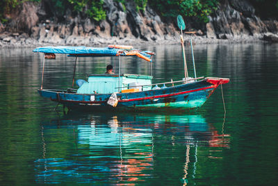 Boat in lake