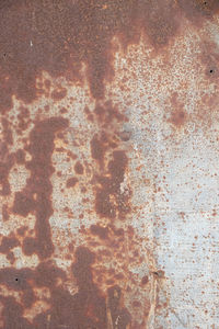 Full frame shot of rusty metal