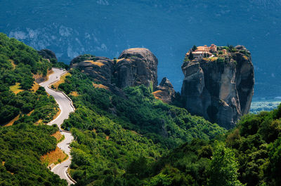 Monastery of holy trinity on meteora