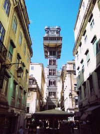 Low angle view of buildings against sky