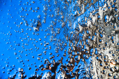 Full frame shot of water drops