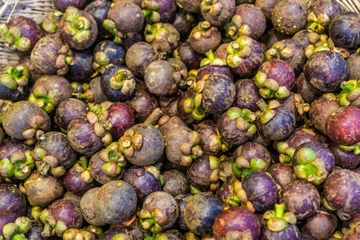 Full frame shot of blueberries