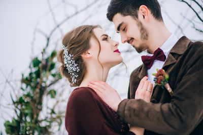 Portrait of friends couple