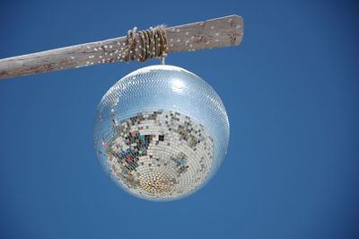 Midsection of a disco ball