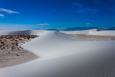 Panoramic view of desert against sky