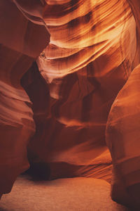 Rock formations in cave