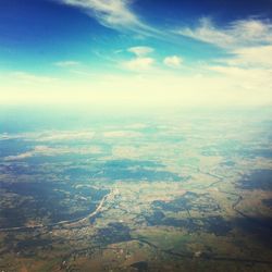 Aerial view of landscape