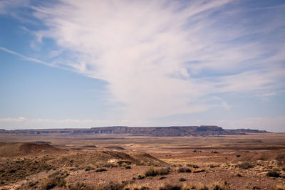 Arizona desert against the sky