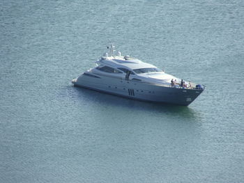 Boats in sea