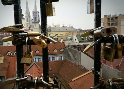 Industrial buildings in city