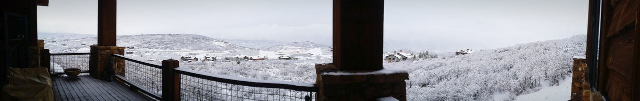 Snow covered mountain