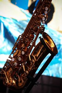 Close-up of piano keys