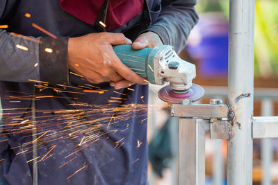 Man working in factory