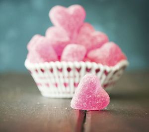 Close-up of gelatin dessert