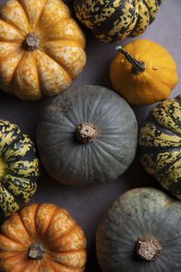 Full frame shot of pumpkins