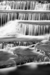 Close-up of waterfall