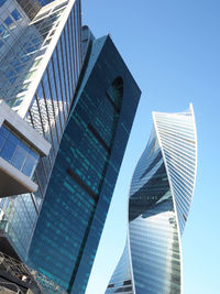 Low angle view of modern building