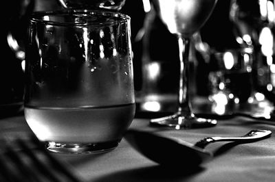 Close-up of drink on table